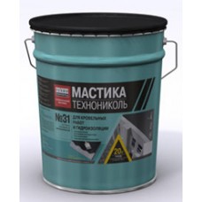 Мастика битумно полимерная кровельная эмульсионная ТехноНИКОЛЬ №31, ведро 20 кг.